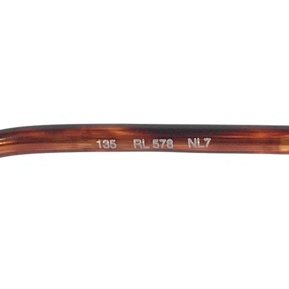 Ralph Lauren Eyeglasses Frame RL578 NL7 Tortoise Gold Cat Eye Full Rim 50-15-135
